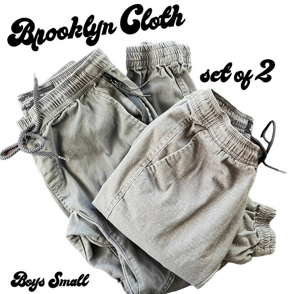 Brooklyn Cloth set of 2 Men's The Jogger Elastic Waist And Ankle size S